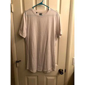 MEN'S GYMSHARK LIVING T-SHIRT - WHITE - LARGE